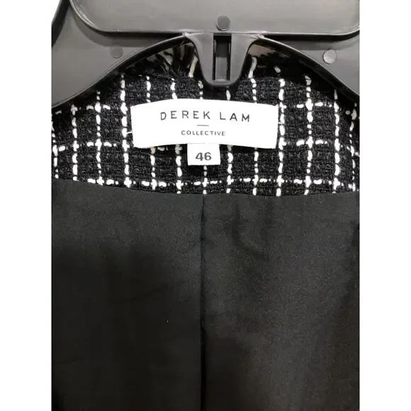 Derek Lam Collective Constance Black Tweed Jacket Dress - Picture 5 of 11